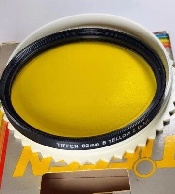 Tiffen 82mm Yellow 2 (8) Glass Lens Filter General B&W Contrast 82mm E82 828Y2 - Image 1 of 4