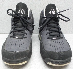 NIKE CLASSIC OLD SCHOOL MAX AIR SYNTHETIC GRAY BLACK BASKETBALL SHOES SZ 10.5 - Picture 1 of 17