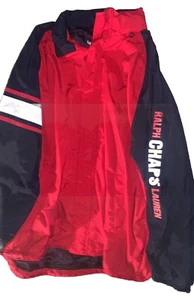 Chaps Ralph Lauren Windbreaker Jacket Men’s Spell Out On Sleeve L/G - Picture 1 of 12