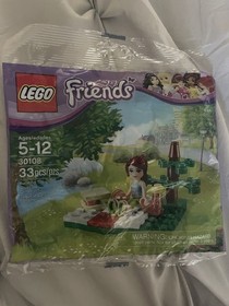 2013 LEGO FRIENDS SET# 30108-MIA'S SUMMER PICNIC POLYBAG 33 PCs New