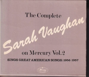 SARAH VAUGHAN The Complete On Mercury Vol. 2 1956-1957 (CD 1986) 5-Disc Box Set - Picture 1 of 6