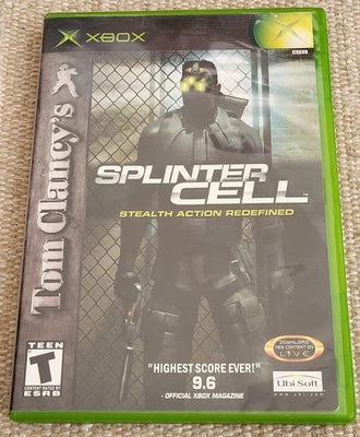 Videogame Tom Clancy's Splinter Cell (Microsoft Xbox, 2002) CIB FRETE GRÁTIS - Imagem 1 de 4