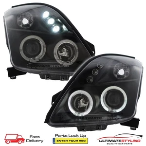 For Suzuki Swift Headlights Mk3 2005-2010 LED DRL Angel Eyes Halo Projector - Picture 1 of 13
