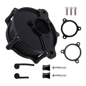 High Flow Air Cleaner for Harley Street Glide Electra Glide 2017+ Black - Bild 1 von 17
