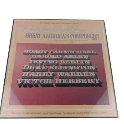 Vintage Vinyl Record Great American Composers Hoagy Carmichael Duke Ellington - Image 1 of 4