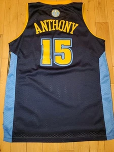 Camiseta deportiva Adidas Carmelo Anthony Alternate Denver Nuggets 2011 para hombre NBA Swingman L - Imagen 1 de 21