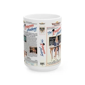 THE PRINCESS ACADEMY (VHS COVER) - White Coffee Mug - Imagen 1 de 7