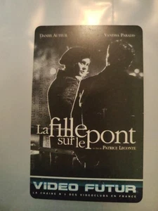 La Fille Sur Le Pont Carte Film Cinéma Vidéo Futur #84 - Imagen 1 de 2