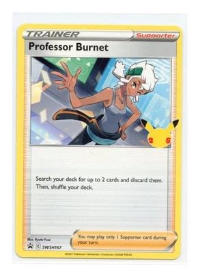 Professor Burnet SWSH167 Promo Normal SWSH: Sword & Shield Promo Cards Pokemon - Image 1 of 2