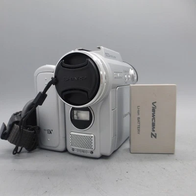 Sharp VL-Z8H Handheld MiniDV Camcorder Silver Tested - Image 1 of 4