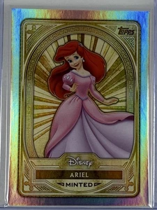 Ariel 2025 NYCC Topps Disney Mint Base Refractor #88 - Picture 1 of 2