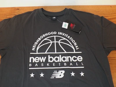 NWT New Balance Basketball Neighborhood Invitational Dark Grey Men's T-Shirt, L - Image 1 of 3