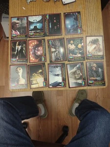 1978 Close Encounters of The Third Kind Complete Trading Card 14 In Lot - Picture 1 of 3