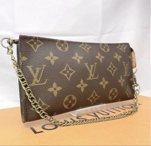 Bolso de Hombro LOUIS VUITTON AR1915 Monograma Cuero Marrón De Colección Usado De Japón - Imagen 1 de 10