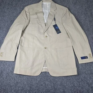 Ibiza Blazer Eden 42L Drop 6 Waist 36 Wool/linen Tan NWT 495.00 Retail - Picture 1 of 16