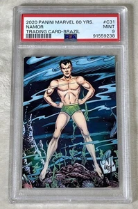 2020 Panini Marvel 80 Years Namor #C31 Trading Card Brazil PSA 9 - Picture 1 of 2