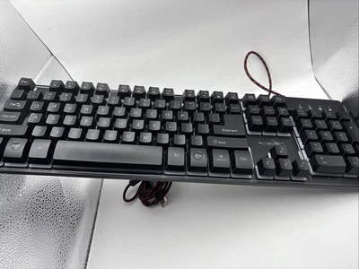 SkyTech Wired Gaming Keyboard K-1000 Backlit TESTED - Image 1 of 4