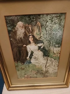 The Robin Hood Princess Vintage Fenster gerahmter Druck - Bild 1 von 13