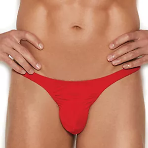 Men's Mini Thong Micro Underwear Stretch Red 82924 - Picture 1 of 5