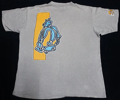 VINTAGE 1990 POWELL PERALTA LANCE MOUNTAIN SKATE SKATEBOARD PUNK ROCK T-SHIRT - Image 1 of 3