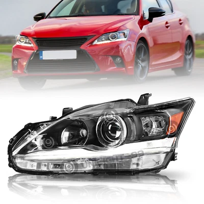 Conjunto de faros halógenos para Lexus CT200h 2011-2017 lado izquierdo del conductor 11-17 Foto 1 de 4
