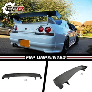 For Nissan Skyline R33 GT-R Fit GTR Rear Base FRP Bee-R GT Spoiler Wing Lip Trim - Foto 1 di 3