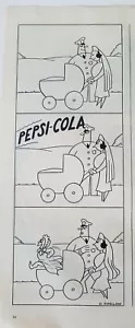 1943 Pepsi Cola Otto Soglow Kunst Frau Kinderwagen Anzeige - Bild 1 von 1