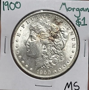 1900 Morgan Silver Dollar MS ( RAW2094 ) - Picture 1 of 4