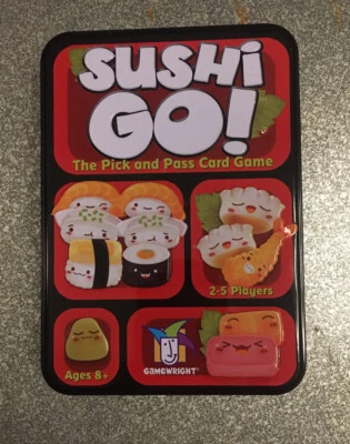 Gamewright Sushi Go Pick & Pass Card Game Homeschool Learning Ages 8+ - Image 1 of 2