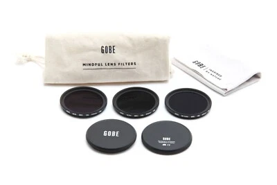 Near Mint Gobe 43mm ND8, ND64, ND1000 MRC 16L Filter Set with Case #34809 - Image 1 of 4