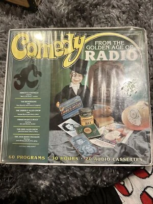 Comedy from the Golden Age of Radio 20 Audio Cassettes 30 Hours 60 Programs New - Image 1 of 4