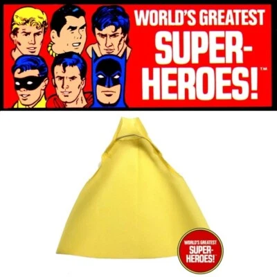 Mego Shazam Yellow Cape for World's Greatest Superheroes 8” Action Figure - Image 1 of 2