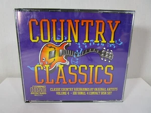 Country Classics Volume 4: 4 CD Box Set 100 Songs Grant Music Co - Picture 1 of 8