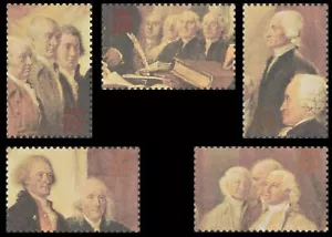 Estados Unidos #1687a-1687e MNH 1976 Declaración de Independencia - Imagen 1 de 1