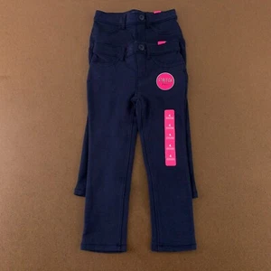 The Children’s Place Girls Size 4 Navy Ponte Knit Pull On Jeggings 2 Pack NWT - Picture 1 of 8