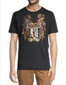 Camiseta Robert Graham ROCKIN Calavera Dorada Gráfica Manga Corta XL/TG Negra Usada en Excelente Condición - Imagen 1 de 9