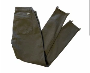 Lucky Brand 6 / 28 Sasha Super Skinny Green Destroyed Stretch Denim Jeans NWT - Picture 1 of 4