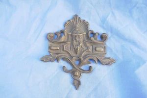 Antiguo Reloj Espejo Hombre Barbudo Accesorio Muebles de latón Bonito Detalle 1900 - Imagen 1 de 12