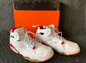 Nike Air Jordan Flight Club 91 White Mystic Hibiscus Mens Size 11 - Picture 1 of 14