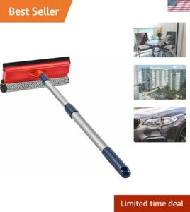 Professional Window Cleaning Squeegee with Telescopic Handle - Red Design - Picture 1 of 8