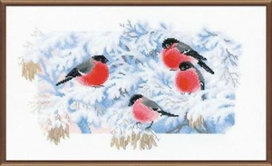 Riolis 1388 Birds IN Winter Embroidery Counted - Picture 1 of 1
