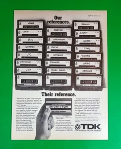 1979 TDK Cassettes Vtg 1970's Magazine Print Ad The machine for your machine - Picture 1 of 3