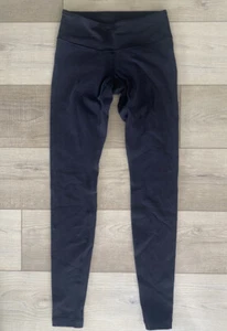 Lululemon Womens Black Leggings Size 4 Tight Full Length Stretch - Picture 1 of 5