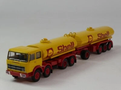 Brekina Fiat 691 millepiedi SHELL cisterna 1/87 58553 - Immagine 1 di 3