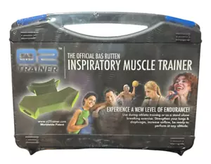 O2 Trainer The Official Bas Rutten Inspiratory Muscle Trainer w/ Case NEW Sealed - Picture 1 of 2
