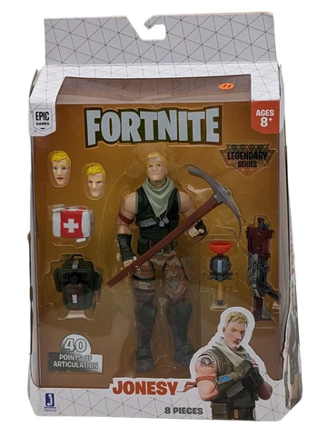 Fortnite Jonesy Legendary Series 2 6" Action Figure 2019 8pc Epic Game Free Ship Cover