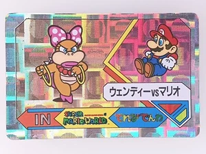 Wendy O. Koopa Super Mario World Holo Card N°28 Nintendo 1992 From Japan F/S - Picture 1 of 15