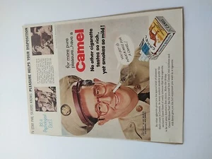 ADS (1956) CAMEL Cigarette Phil Silvers "Pleasure Helps Your Disposition" - Picture 1 of 1