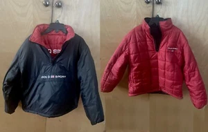 Vintage Polo Ralph Lauren Youth Size 7 Reversible Pullover Puffer Jacket - Picture 1 of 10