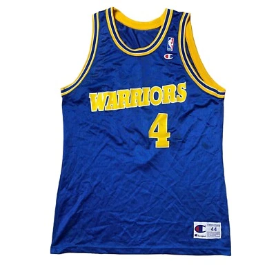 Vintage Champion Golden State Warriors Chris Webber NBA Jersey Adult Size 44 - Image 1 of 4